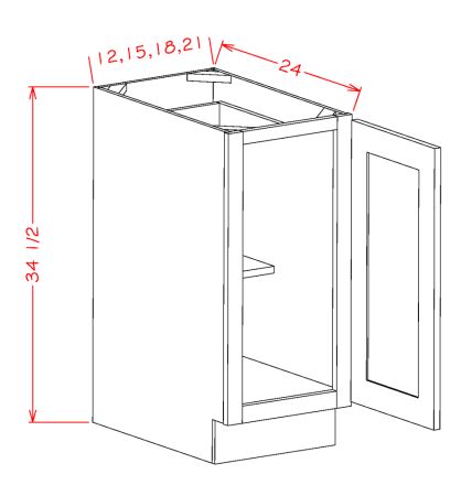 Full Height Single Door Bases