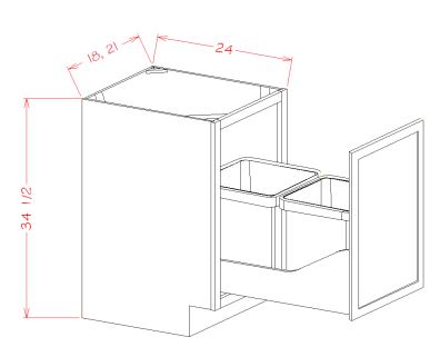 Trash Can Pullout Base Kits