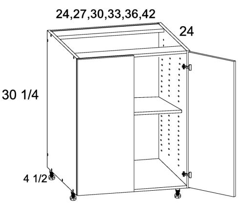 Full Height Two Door Bases