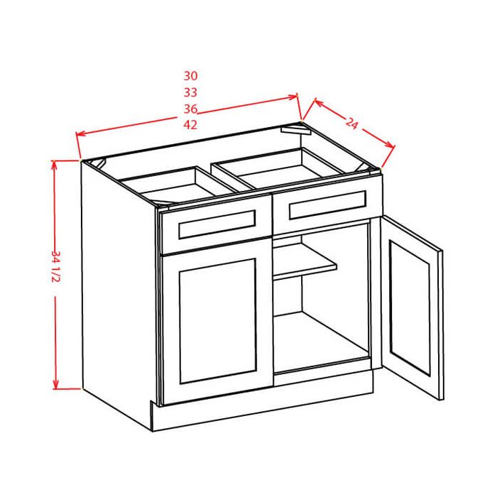 Wholesale RTA Casselberry Antique WhiteB42 Premier Kitchen