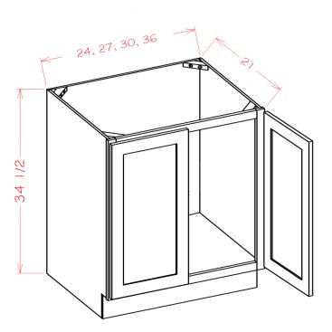 Full Height Door Vanity Sink Cabinets