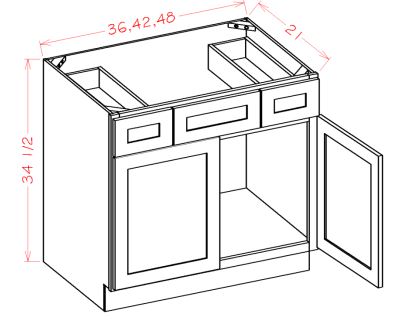 Wholesale RTA Bathroom Vanities of Shaker Black for Kitchen Cabinets ...